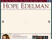 Tablet Screenshot of hopeedelman.com